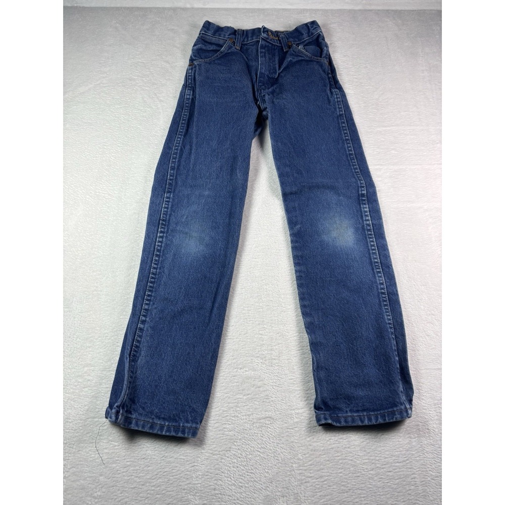 Wrangler Boy's Cowboy Slim Western Denim Blue Jeans 13MWZBP Size 11 Slim